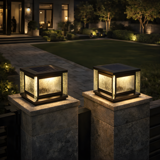 Solar Outdoor Lamp – Waterproof Neo-Chinese Style Garden Lighting With Remote Control