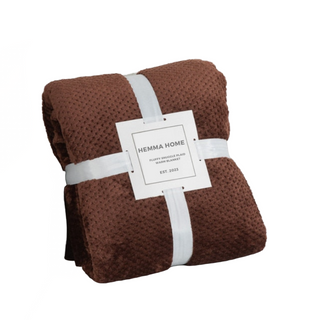 snuggle plaid blanket warm fleece soft throw plush winter cozy bed product view