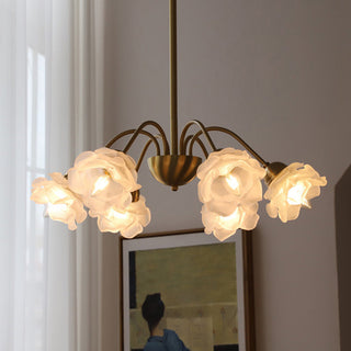 French chandelier vintage copper retro design ceiling lamp
