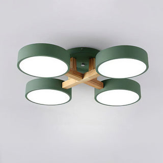 Acrylic Ceiling Light – Modern Multi-Head Fixture with Diffused Acrylic Heads