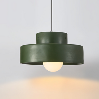 Pendant with cylindrical geometric shade — Nordic design