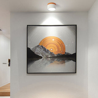 Mini cylinder aluminum ceiling light, modern flush mount LED