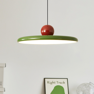 Lampe suspendue nordique - Suspension métallique avec éclairage à lumière chaude pour chambre à coucher