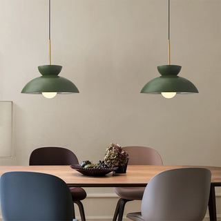 Nordic resin pendant with clean minimalist design