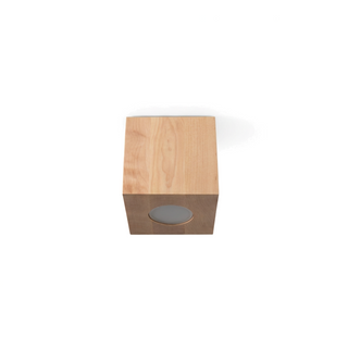 Plafonnier en bois naturel – Lampe en bois scandinave pour l'éclairage du salon