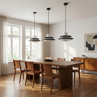 Industrial Glass Pendant Lamp – Modern Industrial Lighting With Iron Finish