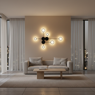 Black Iron Wall Light – Modern LED Wall Lamp With Sleek Black Metal Sconce