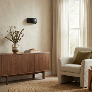 Applique murale en céramique noire – Lampe murale moderne minimaliste | Éclairage d'ambiance élégant