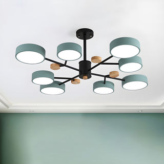 LED acrylic modern pendant chandelier – energy-efficient home light