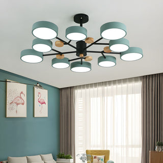 Acrylic LED ceiling chandelier – modern energy-saving pendant