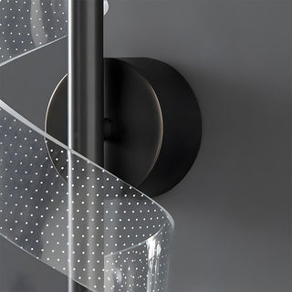 Modern indoor warm glow acrylic shade wall sconce — lamp