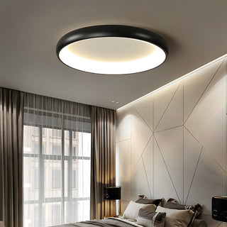 Round LED ceiling light flush mount – modern bedroom glow