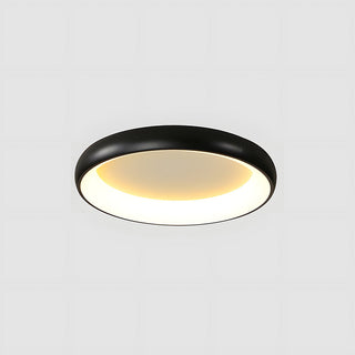 LED Bedroom Ceiling Light - Modern Round Flush Mount Fixture With Soft Glow