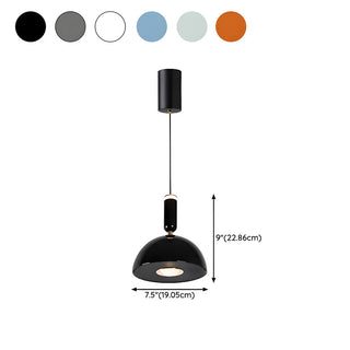 Bauhaus glass lamp showing colored geometric segments