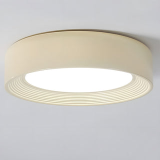 Yellow Round LED Ceiling Light – Creamy Yellow Ceiling Lamp for Kids Room