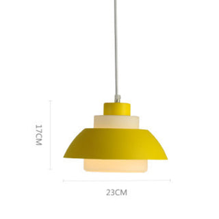 Lámpara colgante minimalista – Lámpara colgante de aluminio para iluminación de comedor
