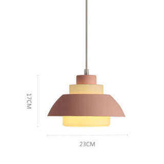 Lámpara colgante minimalista – Lámpara colgante de aluminio para iluminación de comedor