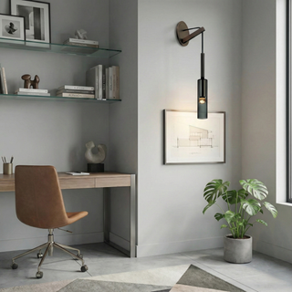 Blown Glass Wall Light – Elegant Wall Lighting With Tinted Glass Sconce