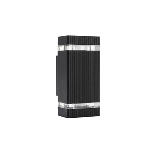 Waterproof Outdoor Wall Light – LED Energy Efficient Black Metal Sconce