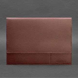 leather document folder handmade blue leather organizer magnetic closure lifestyle view