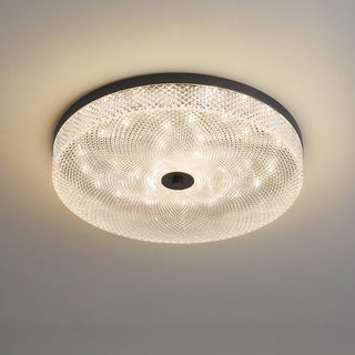 LED copper ceiling light crystal – flush mount three-color