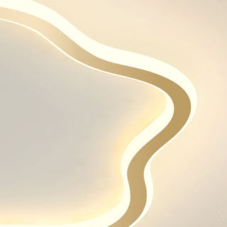 Flush Mount Ceiling Light – Modern Creative Silicone Iron Fixture for Bedroom