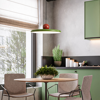 Lampe suspendue nordique - Suspension métallique avec éclairage à lumière chaude pour chambre à coucher
