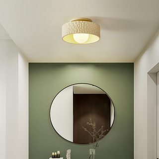 Cream minimalist ceiling fixture French – polystyrene modern