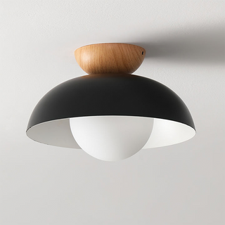Eco-Friendly Metal Ceiling Light - Minimalist Modern Semi-Flush Mount Lamp