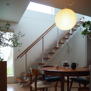 White paper lantern pendant — minimalist Scandinavian