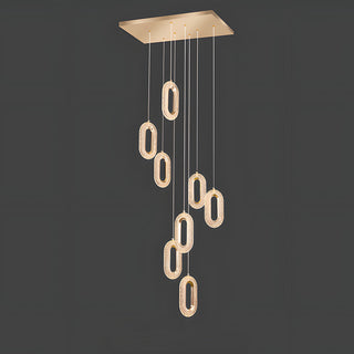 Nordic modern zinc pendant styled — LED hanging room lamp