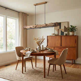 Suspension Ayka – Lampe durable en bois naturel | Installation facile