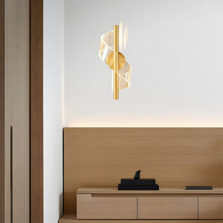 Acrylic shade wall lamp modern indoor illuminated — warm glow