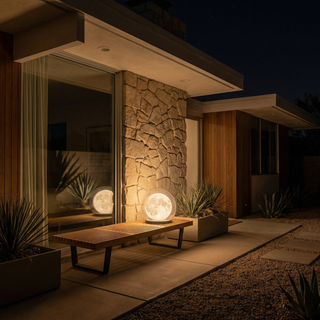 Outdoor Lamp Stainless Steel – Modern Black Steel Lantern with Warm Ambient Lighting