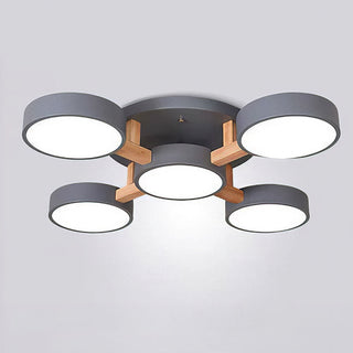 Acrylic Ceiling Light – Modern Multi-Head Fixture with Diffused Acrylic Heads