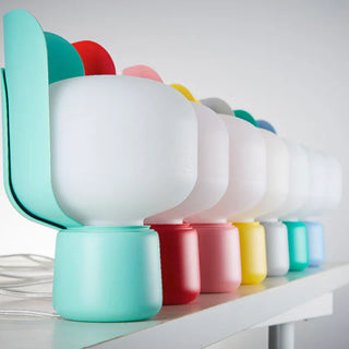 Petal table lamp LED — post modern metal glass