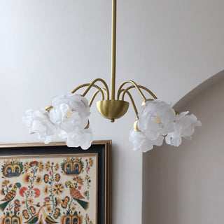 Modern French retro chandelier copper pendant ceiling fixture