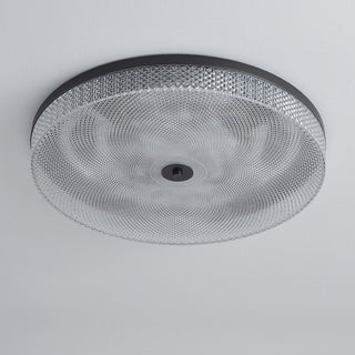 Crystal Copper Ceiling Light - Modern Flush Mount Lighting with LED Three Color Changing
