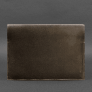 leather document folder handmade blue leather organizer magnetic closure natural view