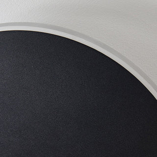Applique Murale Extérieure - Lampe de Jardin LED Ronde Métallique Minimaliste Étanche