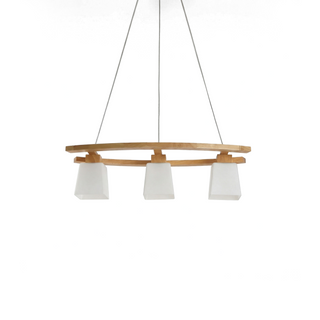 Suspension bambou – Lampe suspendue japonaise moderne | Hauteur réglable