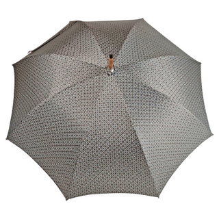 Italian jacquard limited edition manual steel ribs men's umbrella open canopy