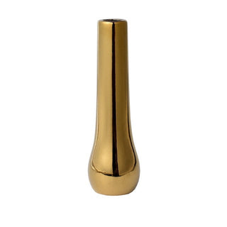 luxury gold vase ceramic flower vase nordic style decor elegant home accessory detail