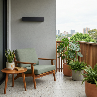Outdoor Wall Light – Modern Durable LED Terrace Light with Polycarbonate Diffuser