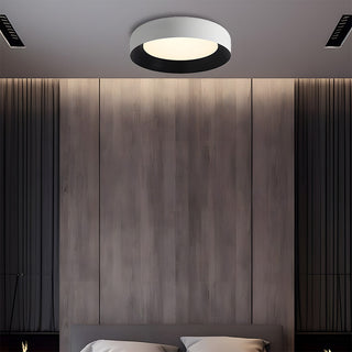 Soft diffused LED ceiling fixture acrylic – round modern