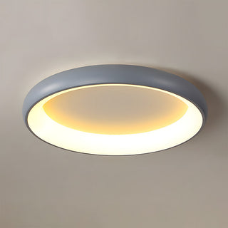 LED round ceiling fixture modern – flush mount bedroom close-up