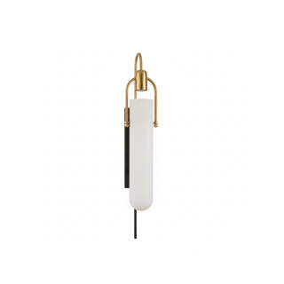 Modern Wall Lamp – Gold Wall Light & Black Adjustable LED Sconce | Energy Efficient