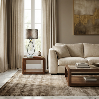 Crystal Table Lamp – Elegant Flannel Lampshade with Teardrop Design for Bedroom