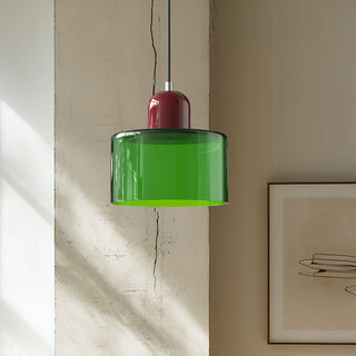 Suspension Bauhaus – Luminaire Moderne en Verre pour Îlot de Cuisine avec Culot E27