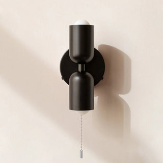 Double head two light modern adjustable wall lamp — sconce